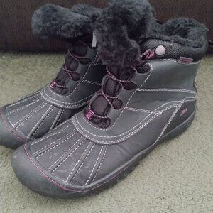 JBU Faux Fur lined low winter boots 8M